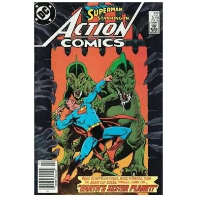 Buy Action Comics #576 Newsstand  - 1938 Series DC Comics VF+ [n, • 7.36£