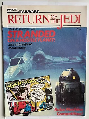 Buy Star Wars Weekly, Vintage Marvel UK Comic Return Of The Jedi No.64 • 1.95£