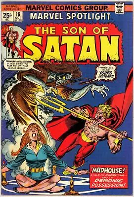 Buy Marvel Spotlight 18 Son Of Satan Gil Kane Gene Colan Bronze Age Horror 1974 Bin • 11.31£