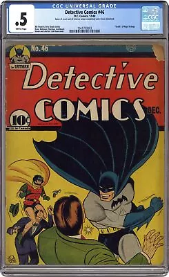 Buy Detective Comics #46 CGC 0.5 1940 1561703003 • 640.70£