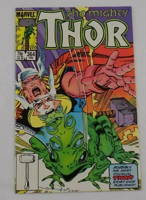 Buy The Mighty Thor #364 Comic Book Marvel Comics 1st Appear Puddlegulp Throg Frog • 12.42£