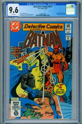 Buy Detective #511  1982 - DC -CGC 9.6 - Comic Book • 85.82£