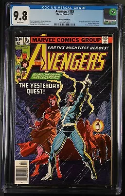 Buy Avengers #185 CGC 9.8 Newsstand Edition • Origin Of Quicksilver & Scarlet Witch • 349.47£
