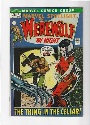 Buy Marvel Spotlight #3 2nd Appearance Of Werewolf By Night 1971 Series Marvel • 57.07£