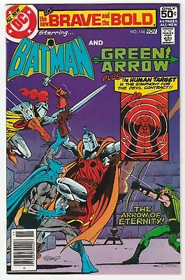 Buy Brave And The Bold #144 Nov 1978 NM- 9.2 DC Comics Batman Green Arrow • 10.36£
