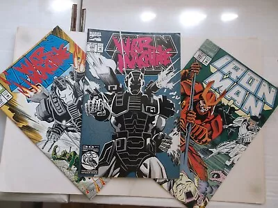 Buy Marvel: Iron Man #281-283, 1st Appearances Of War Machine, Key Book, 1992, Vf!!! • 155.31£