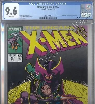 Buy PRIMO:  UNCANNY X-MEN #257 Jubilee Jim Lee 1990 Marvel Comics CGC 9.6 NM+ • 34.97£