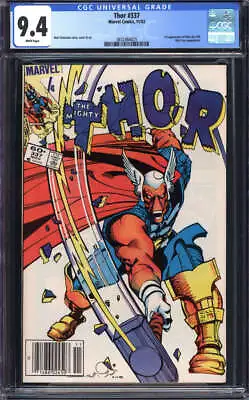 Buy Thor #337 Cgc 9.4 White Pages // 1st Appearance Of Beta Ray Bill Newss Id: 58707 • 135.91£