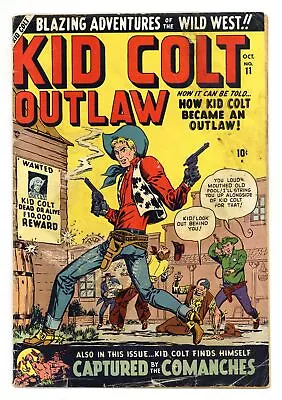 Buy Kid Colt Outlaw #11 FR 1.0 1950  • 25.63£