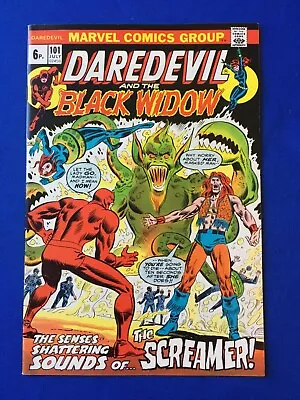 Buy Daredevil #101 VFN+ (8.5) MARVEL ( Vol 1 1973) 1st App Angar The Screamer (C) • 28£