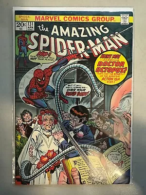 Buy Amazing Spider-Man #131 - Dr Octopus App!  - Fine -Marvel Comics- 1974 • 10.53£