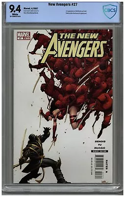 Buy New Avengers  # 27   CBCS   9.4   NM   White Pgs   4/2007   1st App. Of Clint Ba • 50.48£