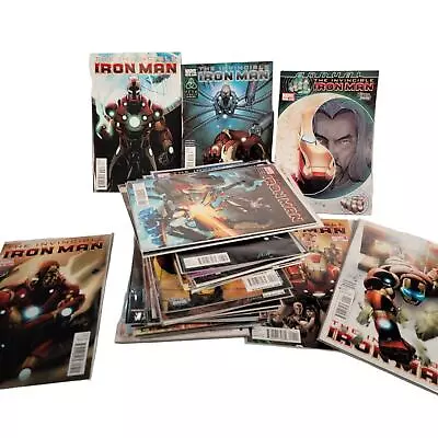 Buy Marvel Comics The Invincible Iron Man 2008 #1-33, 500-504, Annual, 42 Comics Lot • 81.54£