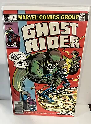 Buy Ghost Rider #57 OW/W 1st App. Of The Apparition Marvel Comics 1981 • 3.88£