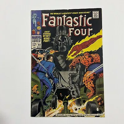 Buy Fantastic Four 80 Fine- Fn- 5.5 Marvel 1968 • 23.29£