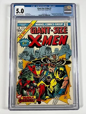 Buy Giant Size X-Men #1 CGC 5.0 (1975) Marvel Comics • 1,747.36£