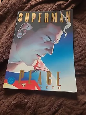 Buy Superman: Peace On Earth Comic Book 10 X13.5  1999  Alex Ross Damp Damaged • 12£