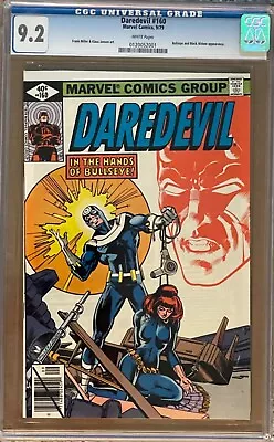 Buy DAREDEVIL #160 CGC 9.2 WP White Pages Frank Miller Cover And Art • 73.78£