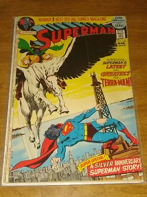 Buy Superman #249  1972 DC  Comics 1st App Of Terra-Man, Silver Anniversary Ed • 3.26£