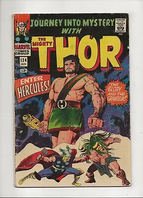 Buy Journey Into Mystery #124 (1966) Thor GD/VG 3.0 • 19.42£