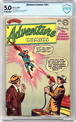 Buy Adventure Comics #194 CBCS 5.0 1953 17-391A0EC-001 • 155.32£