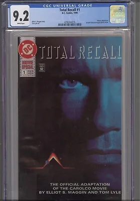 Buy Total Recall #1 CGC 9.2 1990 DC Comics Movie Adaptation • 38.79£