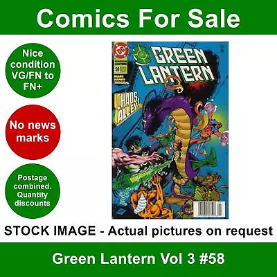 Buy DC Green Lantern Vol 3 #58 Comic - VG/FN+ 01 January 1995 • 3.49£