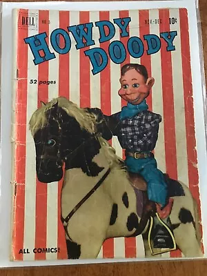 Buy Howdy Doody #5 Dell Comics Book Golden Age Vintage 1950 Tv  Photo Cover - Good • 12.19£