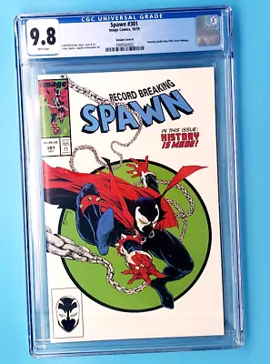 Buy 🩸spawn #301 Cgc 9.8🩸variant Cover H🩸homage Mcfarlane Amazing Spider-man 300🩸 • 69.89£