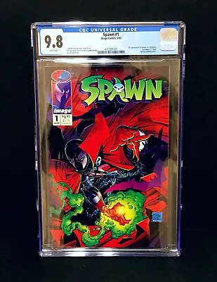 Buy 1992 Image Comics SPAWN #1 CGC 9.8 * Todd McFarlane * 1st App Of Al Simmons • 116.48£