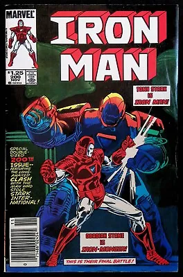 Buy Iron Man Vol. 1 #200 ~ Newsstand, 1st App Iron Monger, Silver Armor ~ Fn 1985 • 11.62£