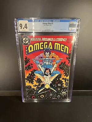 Buy Omega Men 3 CGC 9.4 DC 1983 1st Lobo Appearance!  Key Comic! Fresh CGC Slab! • 87.52£