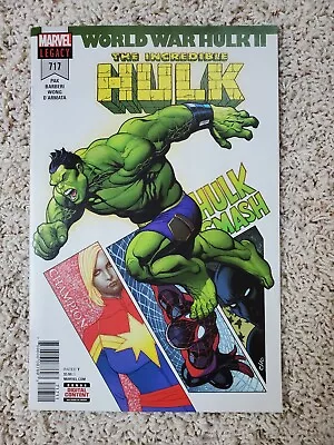 Buy THE INCREDIBLE HULK #717 Marvel Comics 2018 Amadeus Cho Brawn World War Hulk Ll • 3.88£