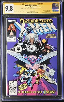 Buy * X-MEN #242 CGC 9.8 SS X2 Claremont Silvestri Inferno Giant! (2764403010) * • 349.44£