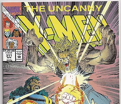 Buy The Uncanny X-MEN #311 Bishop Battles Sabretooth From Apr. 1994 In VF/NM DM • 6.21£
