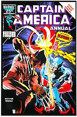 Buy Captain America Annual 8 Wolverine Rare Giveaway Promo 2nd Print Variant Legends • 21.75£