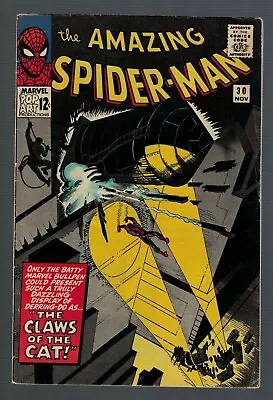 Buy Marvel Comics Amazing Spiderman 30 FN 6.0 1966 Avengers • 99.99£