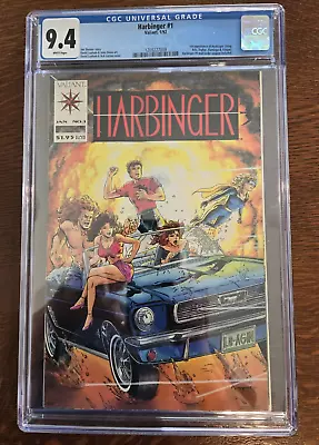Buy HARBINGER #1 CGC 9.4 WHITE Pages • 87.40£