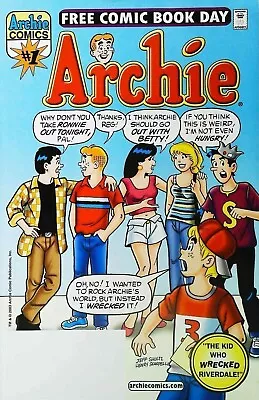 Buy Archie #1 Free Comic Book Day (2003) Vf 8.0   The Kid Who Wrecked Riverdale!  • 5£