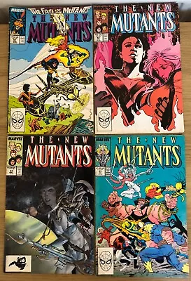 Buy The New Mutants Marvel Bundle Job Lot X4 Issues 61,62,63,65 March To July 1988 • 10£