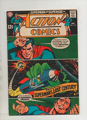 Buy Action Comics #370 - Lost Century Neal Adams - (Grade 7.0) 1968 • 15.41£