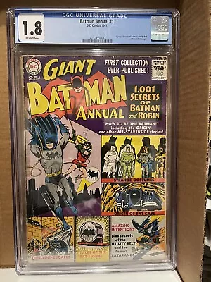 Buy Batman Annual #1 (1961) 1.8 CGC, Detective #234 4.5 CGC , Batman #162 4.5 CGC • 242.69£