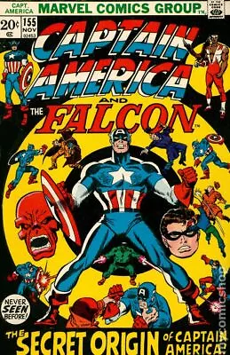 Buy Captain America #155 GD/VG 3.0 1972 Stock Image Low Grade • 8.54£