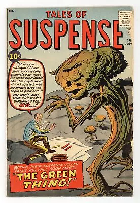 Buy Tales Of Suspense #19 GD/VG 3.0 1961 • 112.61£