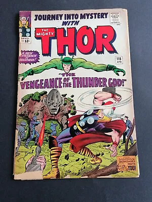 Buy Thor #115 - Marvel Comics - April 1965 - 1st Print - Journey Into Mystery • 31.85£