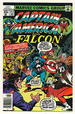 Buy Captain America And Falcon Issue #217 1st App Quasar Aka Marvel Man 8.0 VF 1978 • 13.98£