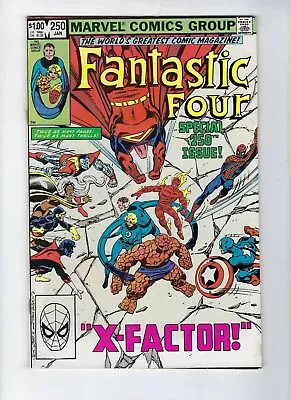 Buy FANTASTIC FOUR # 250 (X-FACTOR, John Byrne Cvr/art. JAN 1983) VF/NM • 7.95£