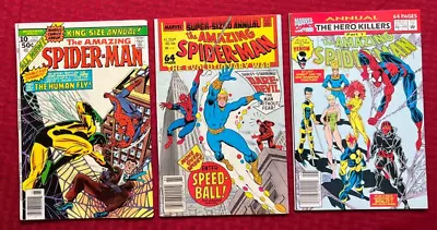 Buy Amazing Spider-Man Annual Lot #10 GD/VG, #22 FN-, #26 VF- 1976-1992 Marvel • 9.31£