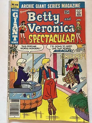 Buy ARCHIE GIANT SERIES MAGAZINE #458 COMIC BOOK Betty And Veronica Spectacular 1977 • 3.88£