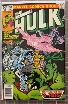 Buy INCREDIBLE HULK #254 1st App U-Foes: Vapor, Ironclad, Vector 1980 Marvel 6.0-7.0 • 20.65£